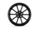 TSW Sweep Matte Black with Gloss Black Lip Wheel; 18x8.5; 40mm Offset (84-01 Jeep Cherokee XJ)