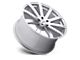 TSW Brooklands Silver with Mirror Cut Face Wheel; 18x9.5; 40mm Offset (97-06 Jeep Wrangler TJ)