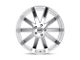 TSW Brooklands Silver with Mirror Cut Face Wheel; 18x9.5; 40mm Offset (97-06 Jeep Wrangler TJ)