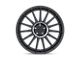 TSW Paddock Semi Gloss Black with Machined Tinted Ring Wheel; 18x9.5; 39mm Offset (84-01 Jeep Cherokee XJ)