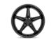 TSW Launch Matte Black with Gloss Black Lip Wheel; 19x8.5; 40mm Offset (84-01 Jeep Cherokee XJ)