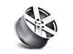 TSW Bristol Silver with Mirror Cut Face Wheel; 19x9.5; 20mm Offset (84-01 Jeep Cherokee XJ)