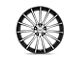 TSW Chicane Gloss Black with Mirror Face Wheel; 19x9.5; 20mm Offset (84-01 Jeep Cherokee XJ)