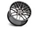 TSW Nord Semi Gloss Black Milled-Machined Dark Tint Face Wheel; 19x9.5; 40mm Offset (84-01 Jeep Cherokee XJ)