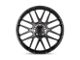 TSW Nord Semi Gloss Black Milled-Machined Dark Tint Face Wheel; 19x9.5; 40mm Offset (84-01 Jeep Cherokee XJ)