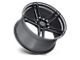 TSW Mechanica Matte Gunmetal with Matte Black Face Wheel; 20x10.5; 25mm Offset (84-01 Jeep Cherokee XJ)