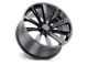 TSW Aileron Metallic Gunmetal Wheel; 20x8.5; 40mm Offset (84-01 Jeep Cherokee XJ)