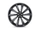 TSW Aileron Metallic Gunmetal Wheel; 20x8.5; 40mm Offset (84-01 Jeep Cherokee XJ)