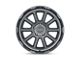 Black Rhino Chase Brushed Gunmetal Wheel; 20x8.5; 10mm Offset (84-01 Jeep Cherokee XJ)