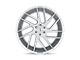 Status Juggernaut Silver with Brushed Machined Face Wheel; 20x9 (97-06 Jeep Wrangler TJ)