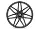 Asanti Sirius Gloss Black Wheel; 22x10.5; 25mm Offset (87-95 Jeep Wrangler YJ)