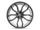 Asanti Athena Matte Graphite Wheel; 20x10; 40mm Offset (97-06 Jeep Wrangler TJ)