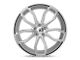 Asanti Athena Brushed Silver Wheel; 20x10; 40mm Offset (97-06 Jeep Wrangler TJ)