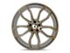 Asanti Athena Satin Bronze Wheel; 22x10.5; 35mm Offset (87-95 Jeep Wrangler YJ)