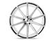 Asanti Aries Brushed Silver Wheel; 20x10; 40mm Offset (84-01 Jeep Cherokee XJ)