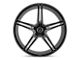 Asanti Alpha 5 Gloss Black Milled Wheel; 20x10.5; 38mm Offset (84-01 Jeep Cherokee XJ)