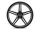 Asanti Alpha 5 Gloss Black Milled Wheel; 20x8.5 (97-06 Jeep Wrangler TJ)