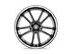 Asanti Sigma Gloss Black with Chrome Lip Wheel; 20x10.5 (93-98 Jeep Grand Cherokee ZJ)