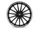 Asanti Beta Gloss Black with Chrome Lip Wheel; 20x10.5 (84-01 Jeep Cherokee XJ)