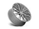 Asanti Corona Truck Titanium Brushed Wheel; 20x10.5; 38mm Offset (84-01 Jeep Cherokee XJ)