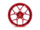 Asanti Monarch Candy Red Wheel; 20x10.5; 40mm Offset (93-98 Jeep Grand Cherokee ZJ)