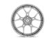 Asanti Monarch Titanium Brushed Wheel; 20x9; 38mm Offset (87-95 Jeep Wrangler YJ)