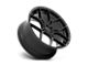 Asanti Monarch Satin Black Wheel; 22x9; 38mm Offset (97-06 Jeep Wrangler TJ)