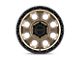 American Racing AR201 Matte Bronze with Black Lip Wheel; 15x10 (97-06 Jeep Wrangler TJ)