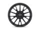 American Racing AR904 Satin Black Wheel; 17x7 (87-95 Jeep Wrangler YJ)