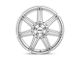 American Racing Redline Brushed Silver Wheel; 18x8 (97-06 Jeep Wrangler TJ)