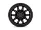 Black Rhino Calico Matte Black Wheel; 17x8.5 (93-98 Jeep Grand Cherokee ZJ)