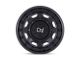 Black Rhino Atlas Matte Black Wheel; 17x8 (97-06 Jeep Wrangler TJ)