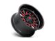 Fuel Wheels Stroke Gloss Black with Red Tinted Clear Wheel; 20x10; -18mm Offset (84-01 Jeep Cherokee XJ)