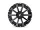Fuel Wheels Contra Matte Black Milled 5-Lug Wheel; 20x9; 20mm Offset (14-21 Tundra)