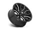 Fuel Wheels Rage Gloss Black Milled Wheel; 20x10; -18mm Offset (07-18 Jeep Wrangler JK)