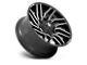 Fuel Wheels Typhoon Gloss Black Milled Wheel; 20x10 (07-18 Jeep Wrangler JK)