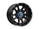 KMC Sync Satin Black Wheel; 20x9 (20-24 Jeep Gladiator JT)