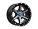 KMC Tempo Satin Black with Gray Tint Wheel; 20x9; 18mm Offset (20-24 Jeep Gladiator JT)