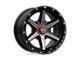 KMC Tempo Satin Black with Gray Tint Wheel; 17x9 (20-24 Jeep Gladiator JT)