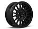 KMC Impact Satin Black Wheel; 16x7 (87-95 Jeep Wrangler YJ)