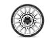 KMC Impact Satin Black Machined Wheel; 17x8 (97-06 Jeep Wrangler TJ)