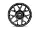 KMC Bully Satin Black Wheel; 17x8 (97-06 Jeep Wrangler TJ)