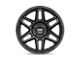 KMC Nomad Satin Black Wheel; 17x8 (97-06 Jeep Wrangler TJ)