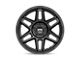 KMC Nomad Satin Black Wheel; 17x8 (87-95 Jeep Wrangler YJ)