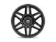 KMC Nomad Satin Black Wheel; 18x8; 38mm Offset (84-01 Jeep Cherokee XJ)