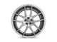 Niche Targa Gloss Silver Machined Wheel; 17x8 (97-06 Jeep Wrangler TJ)