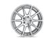 Niche Essen Gloss Silver Machined Wheel; 18x8 (87-95 Jeep Wrangler YJ)