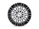 Niche Anzio Gloss Black Brushed Wheel; 20x10.5; 45mm Offset (87-95 Jeep Wrangler YJ)