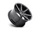 Niche Verona Gloss Black Wheel; 18x8 (84-01 Jeep Cherokee XJ)