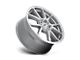 Niche Messina Gloss Silver Wheel; 18x8 (97-06 Jeep Wrangler TJ)